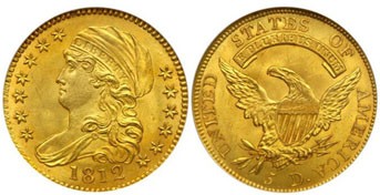 US $5 munt, 1812