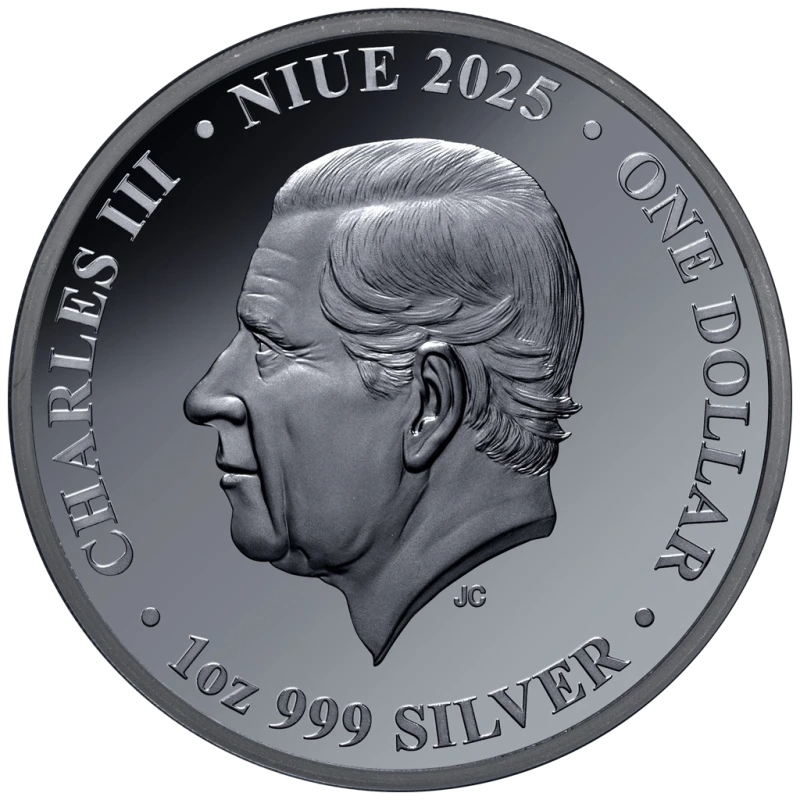 Серебряная монета Ниуэ Титаник 2025 Proof цвет 1 oz Коллекционные монеты