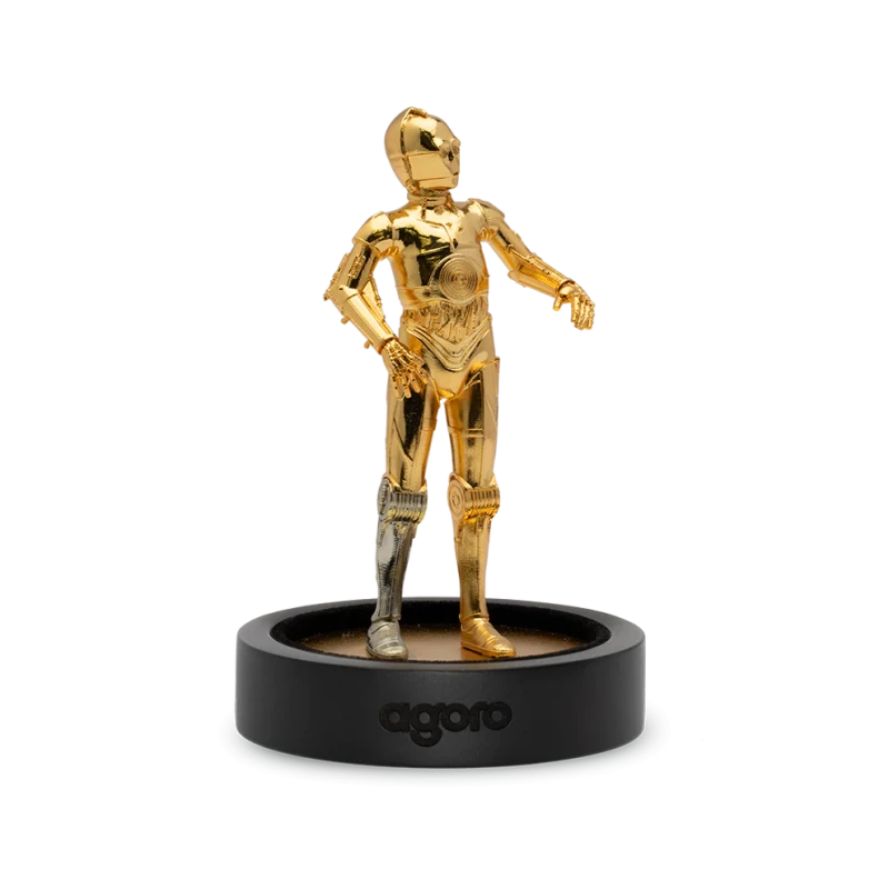 Золотая монета Великобритании C-3PO 2025 Proof 150 г Коллекционные монеты
