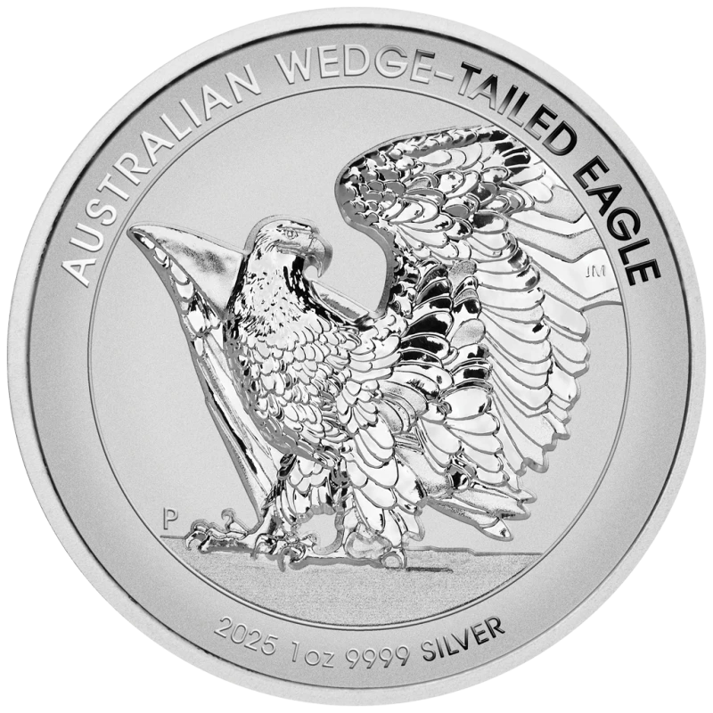 Серебряная монета Австралии Клинохвостый орел 2025 Proof 1 oz Коллекционные монеты