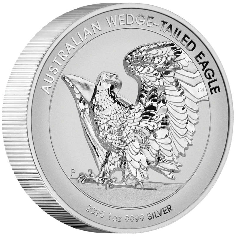 Серебряная монета Австралии Клинохвостый орел 2025 Proof 1 oz Коллекционные монеты
