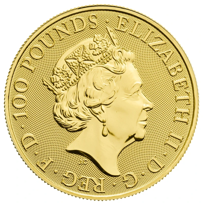 Золотая монета Великобритании Год Свиньи 2019 1 oz Коллекционные монеты