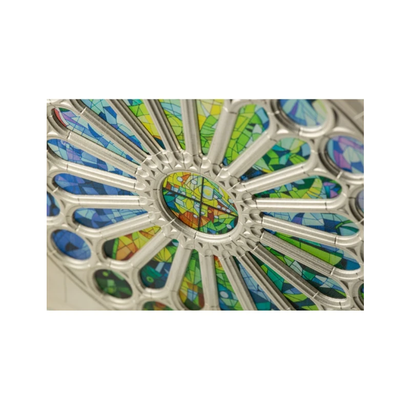 Серебряная монета Островов Питкэрн Окно Саграда Фамилия 2025 цвет 140,0 г Коллекционные монеты