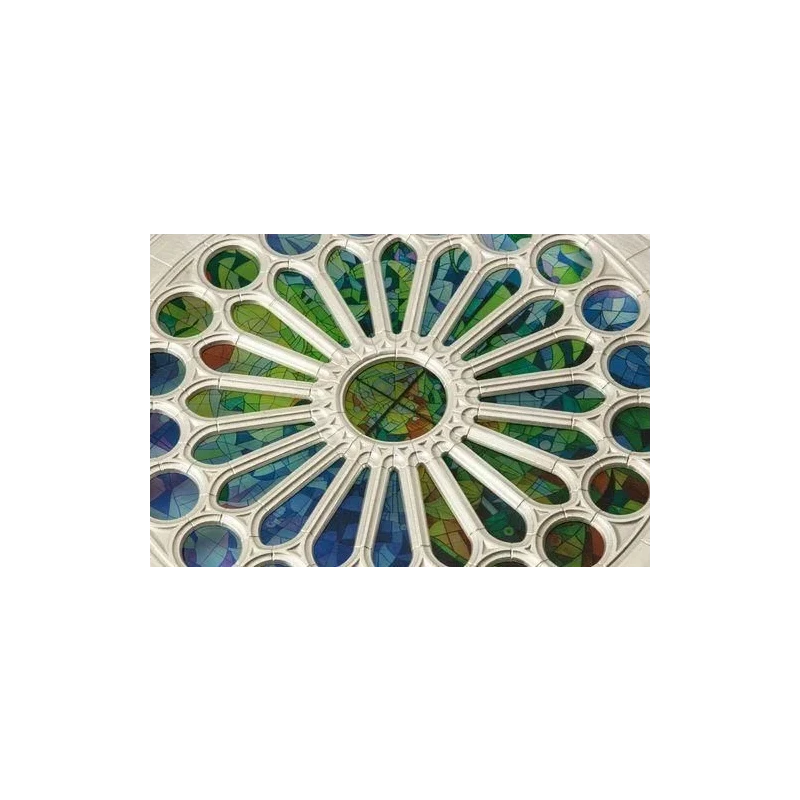 Серебряная монета Островов Питкэрн Окно Саграда Фамилия 2025 цвет 140,0 г Коллекционные монеты