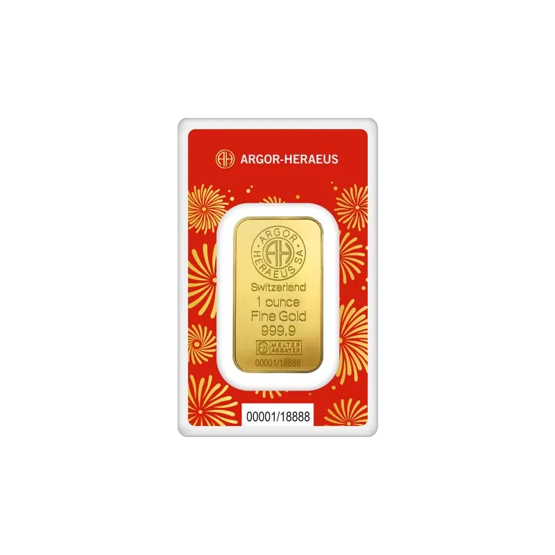 Золотой слиток Швейцарии Год змеи 2025 1 oz Коллекционные монеты