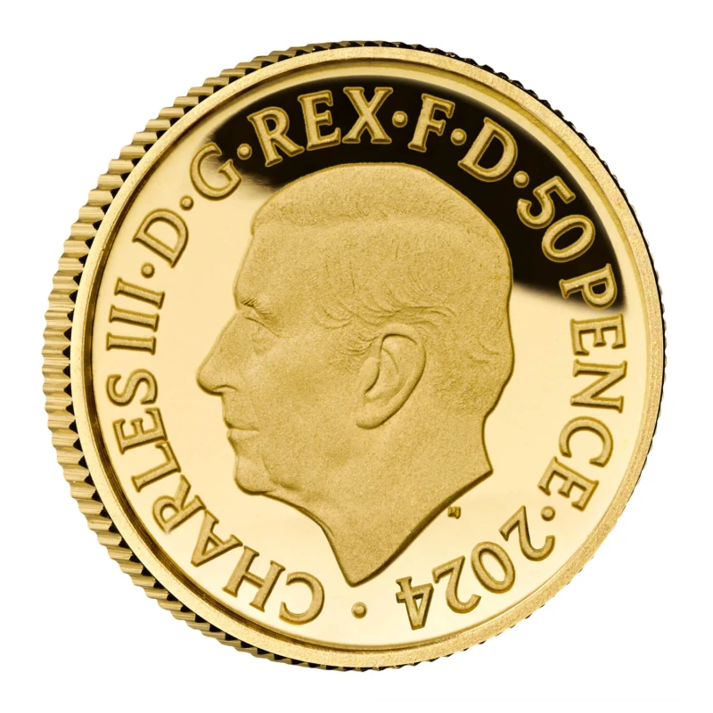 Золотая монета Великобритании Пол Маккартни 2024 Proof 1/40 oz Коллекционные монеты