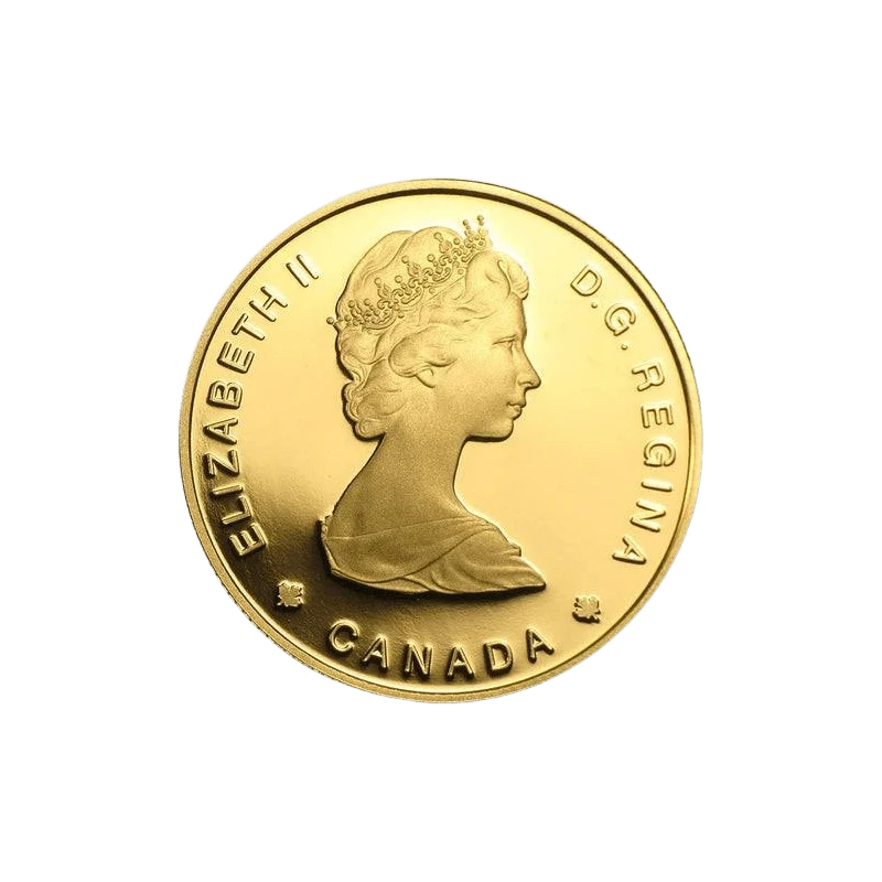 Золотая монета Канады Жак Картье 1984 1/2 oz Коллекционные монеты