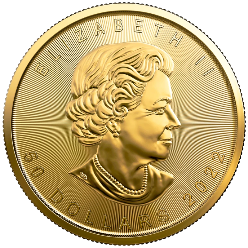 Золотая монета Канады Кленовый Лист 1 oz Коллекционные монеты