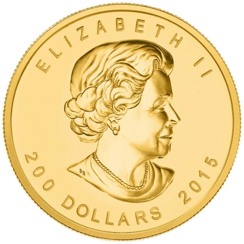 Золотая монета Канады Рычащая Пума (в блистере) 2015 1 oz Коллекционные монеты