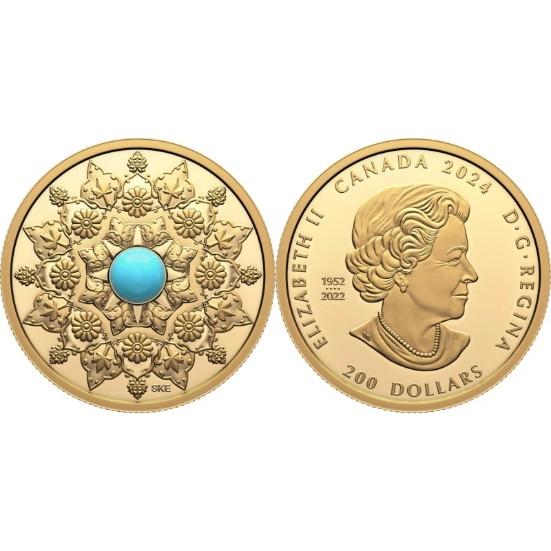 Золотая монета Канады Трансцендентность и Спокойствие 2025 Proof 1 oz Коллекционные монеты