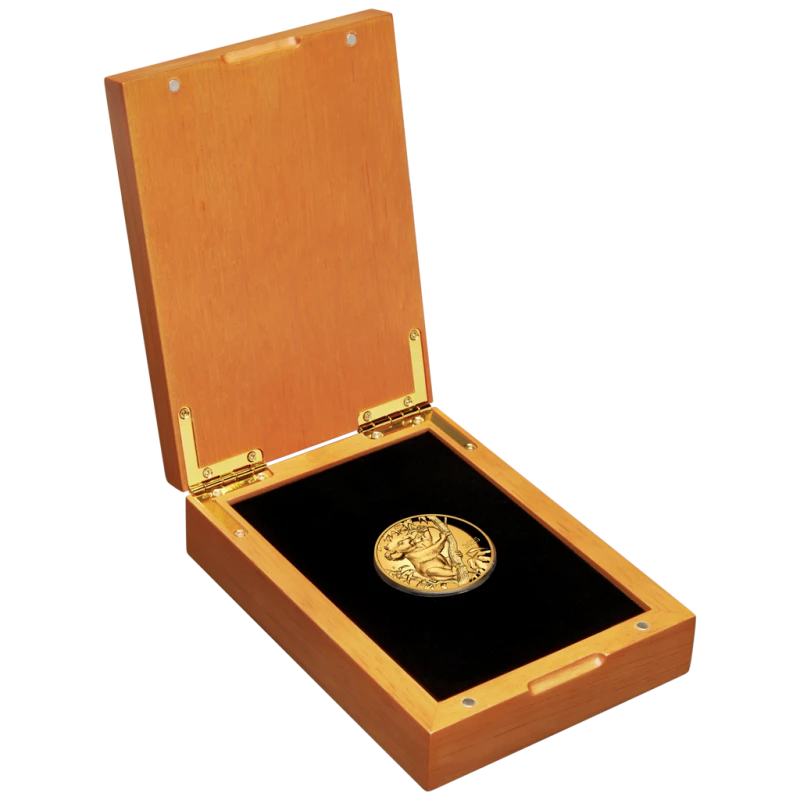 Золотая монета Австралии Коала 2025 (высокий рельеф) Proof 1 oz Коллекционные монеты