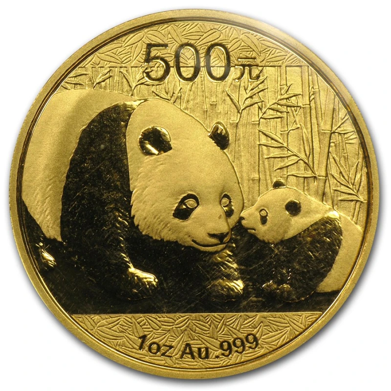 Золотая монета Китая Панда 2011 1 oz Коллекционные монеты