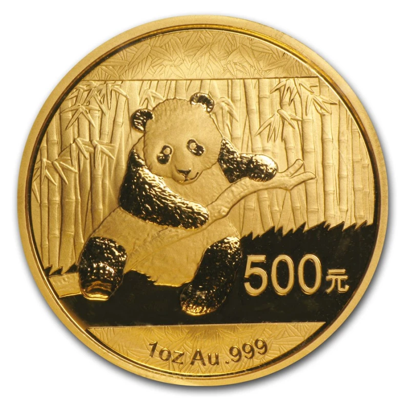 Золотая монета Китая Панда 2014 1 oz Коллекционные монеты