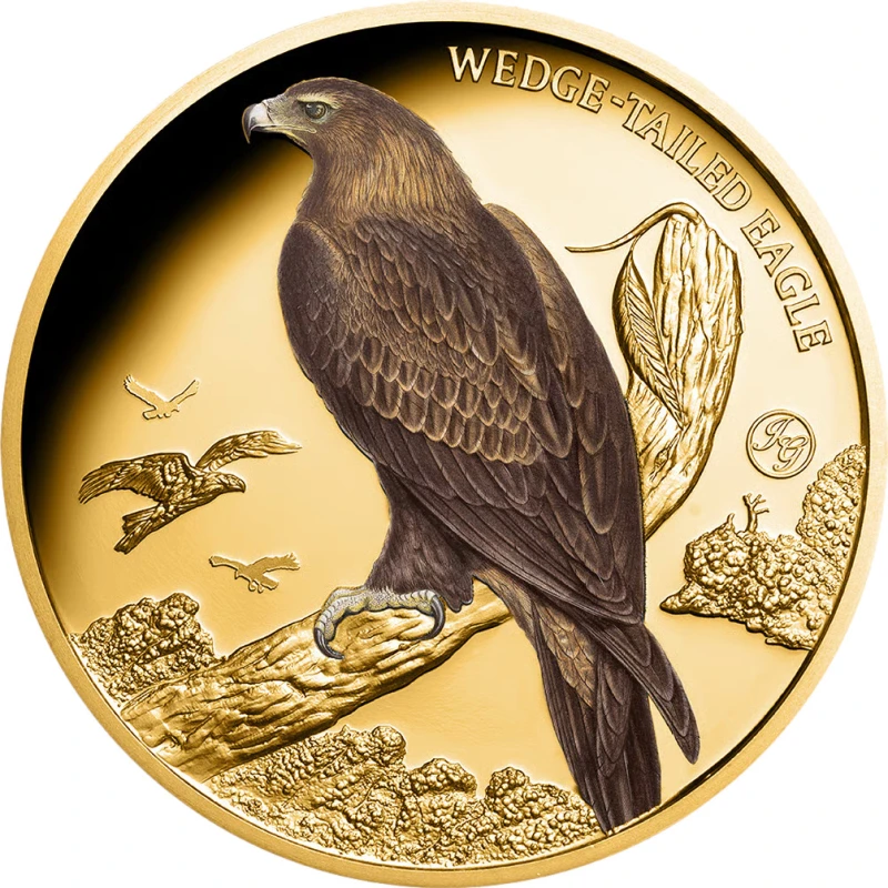 Золотая монета Ниуэ Клинохвостый орел 2025 Proof 1 oz Коллекционные монеты