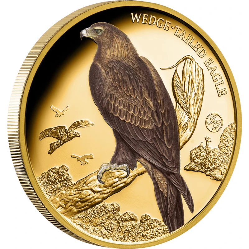 Золотая монета Ниуэ Клинохвостый орел 2025 Proof 1 oz Коллекционные монеты