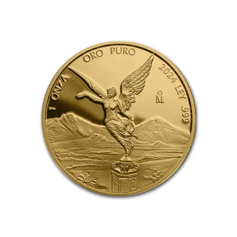 Золотая монета Мексики Либертад 2024 Proof GRADING 1 oz Коллекционные монеты