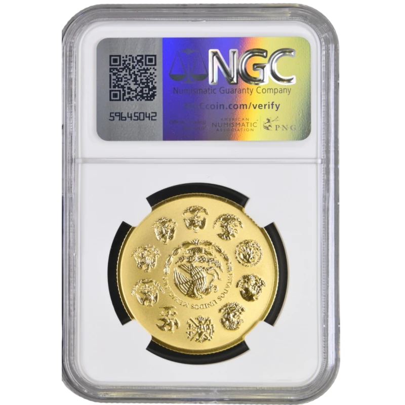 Золотая монета Мексики Либертад 2024 Proof GRADING 1 oz Коллекционные монеты