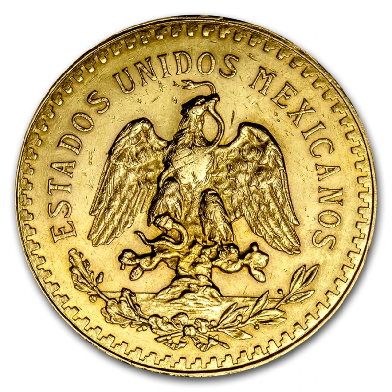 Золотая монета Мексики 50 песо 1928 33, 75 г Коллекционные монеты