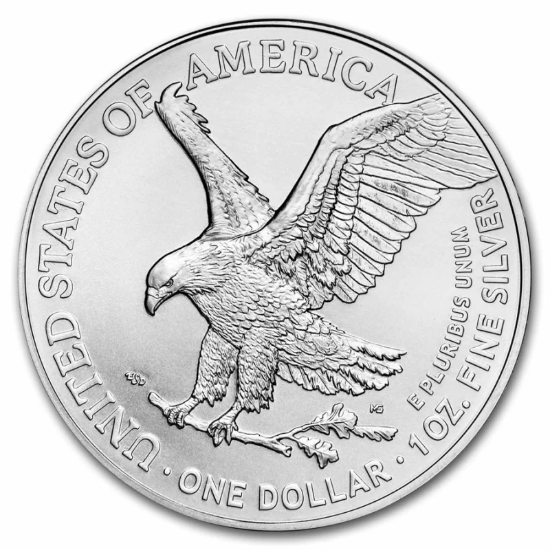 Серебряная монета США Американский орел 2025 1 oz Инвестиционные монеты