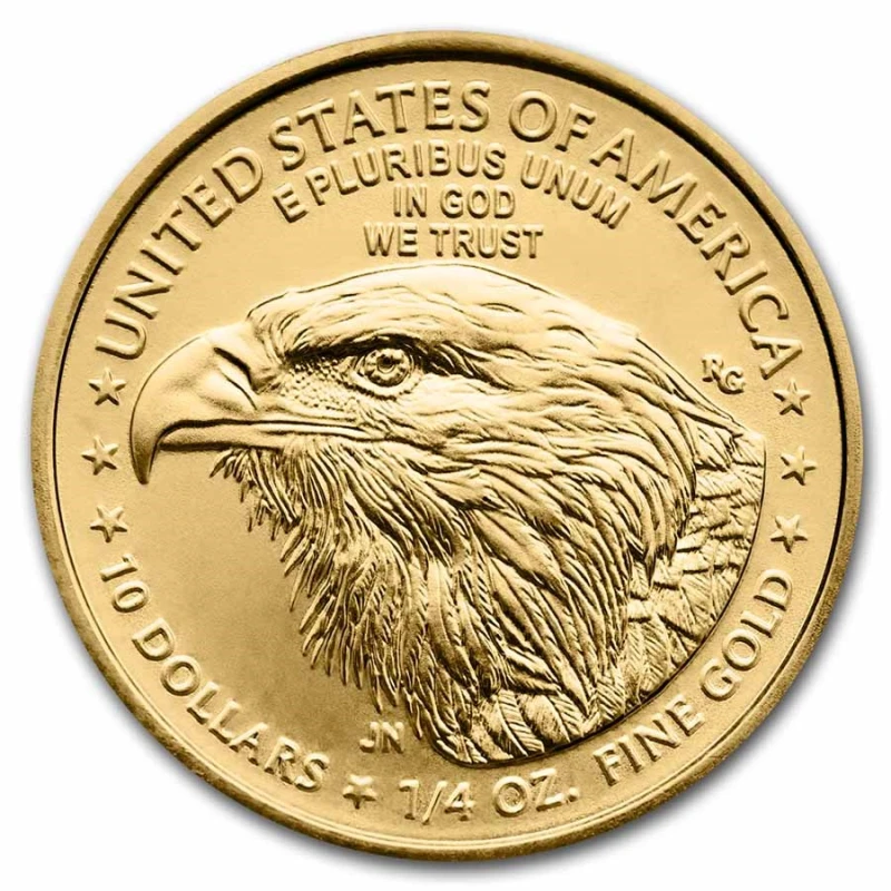 Золотая монета США Орел  (тип 2) разные годы 1/4 oz Инвестиционные монеты