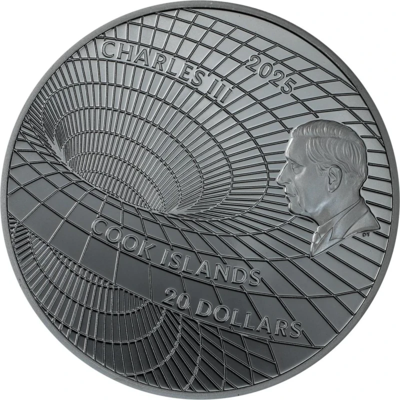Серебряная монета Островов Кука Тигр 2025 Black Proof 3 oz Коллекционные монеты