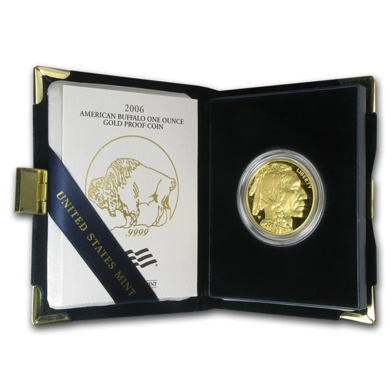 Золотая монета США Буффало 2006 Proof 1 oz Инвестиционные монеты