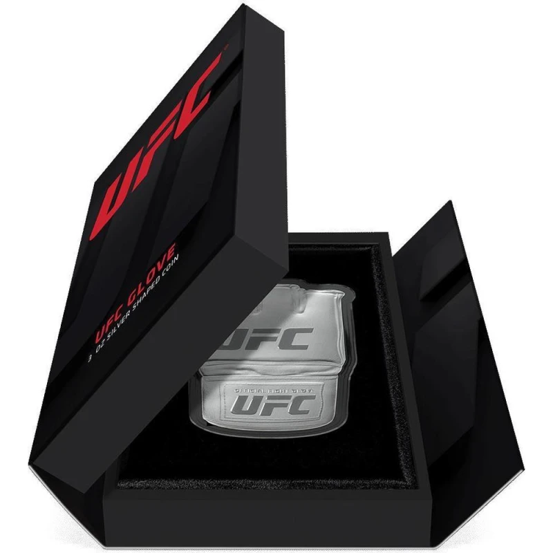 Серебряная монета Ниуэ Перчатка UFC 2024 Proof 3 oz Коллекционные монеты