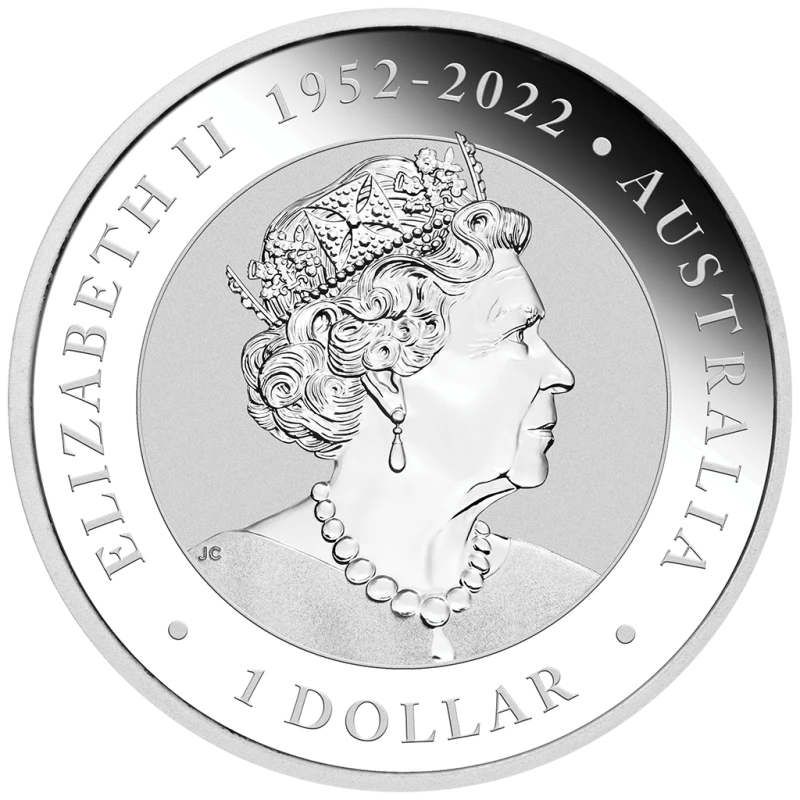 Серебряная монета Австралии Страус Эму 2023 цвет 1 oz Коллекционные монеты