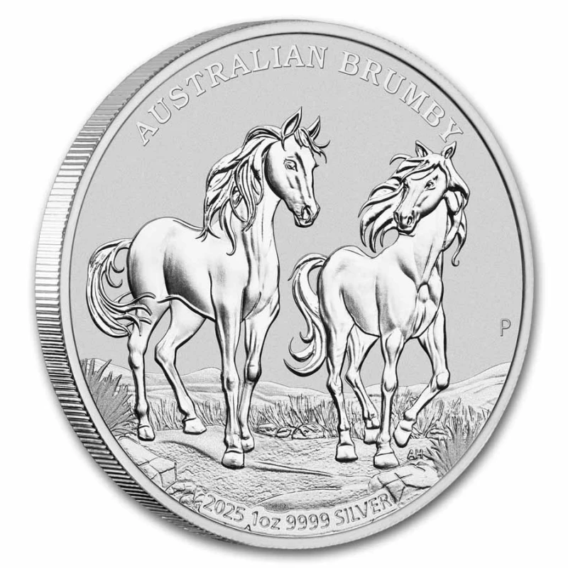 Серебряная монета Австралии Брамби 2025 1 oz Коллекционные монеты