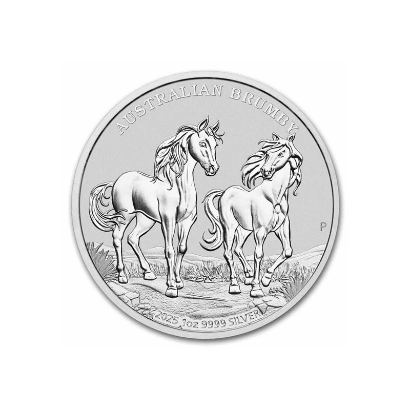 Серебряная монета Австралии Брамби 2025 1 oz Коллекционные монеты