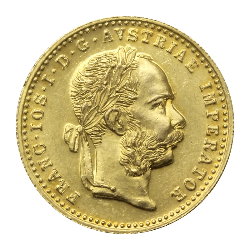 Золотая монета Австрии 1 дукат Франца Иосифа 1915 3,49 г Коллекционные монеты
