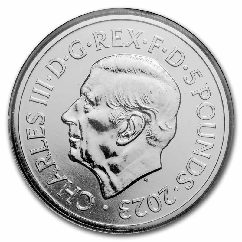 Серебряная монета Великобритании Король Артур 2023 1 oz Коллекционные монеты