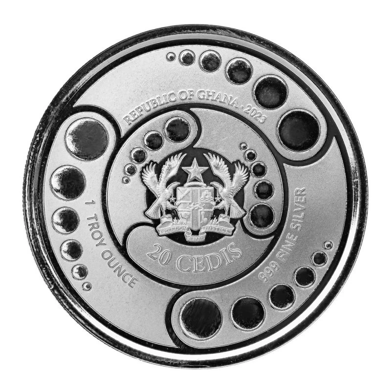 Серебряная монета Ганы Чужой 2023 Proof 1 oz Коллекционные монеты