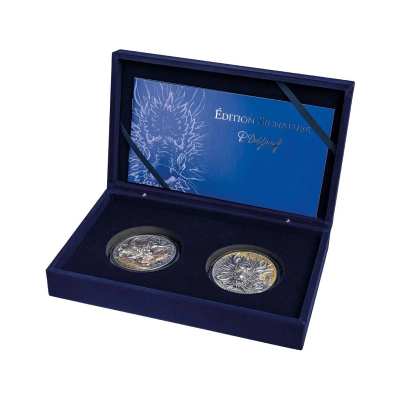 Серебряные монеты Республики Кот-д’Ивуар Феникс 2025 10 oz Коллекционные монеты