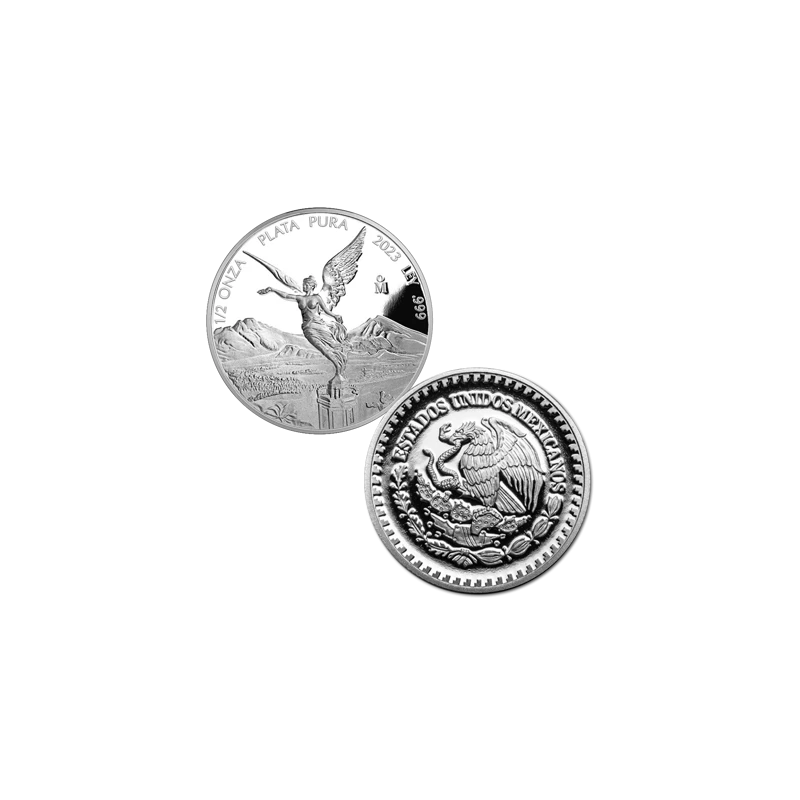 Серебряные монеты Мексики Либертад 2023 Proof набор 59,09 г Коллекционные монеты