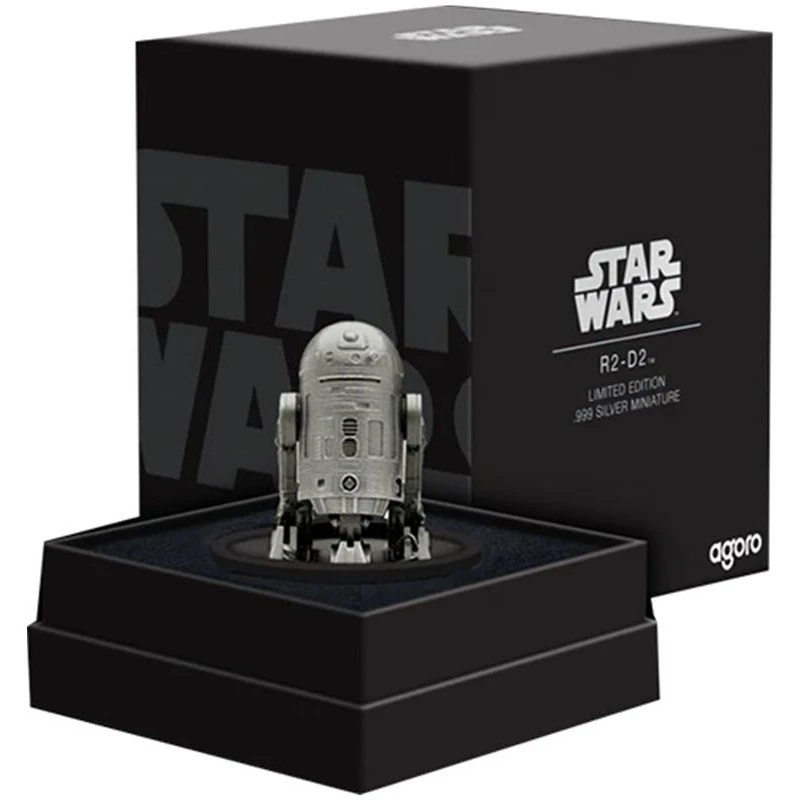 Серебряная монета Ниуэ Звездные войны R2-D2 2024 150 г Коллекционные монеты