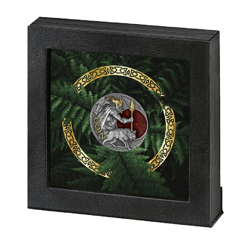 Серебряная монета Ниуэ Один 2023 позолота 2 oz Коллекционные монеты