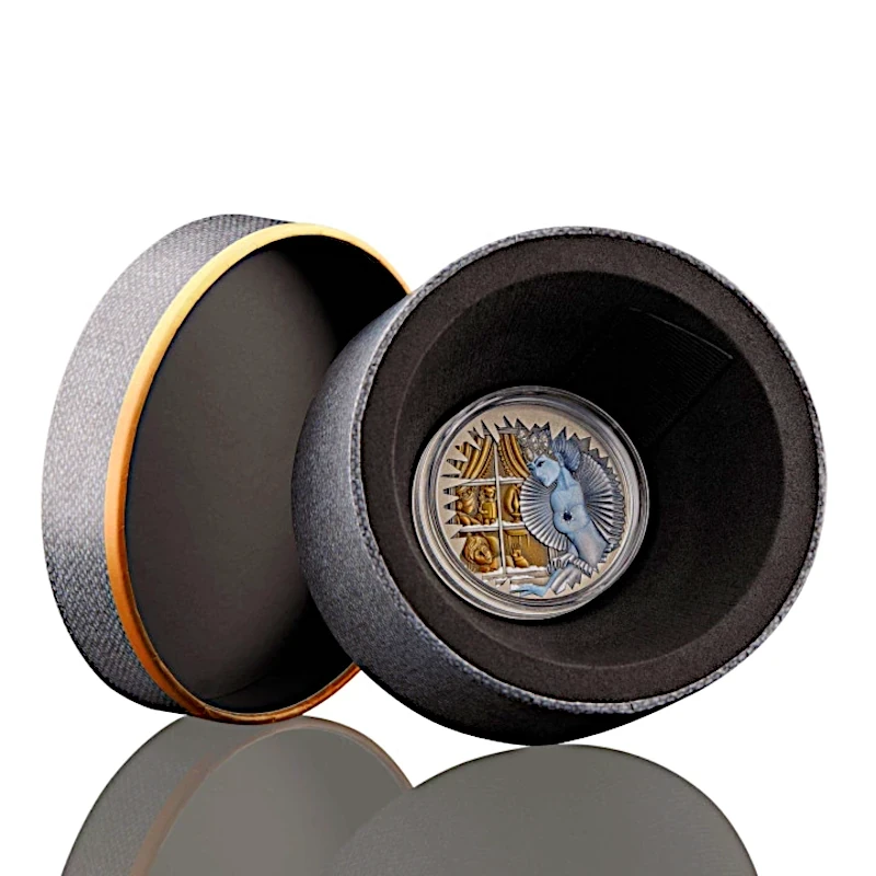 Серебряная монета Ниуэ Снежная королева 2022 цвет 1 oz Коллекционные монеты