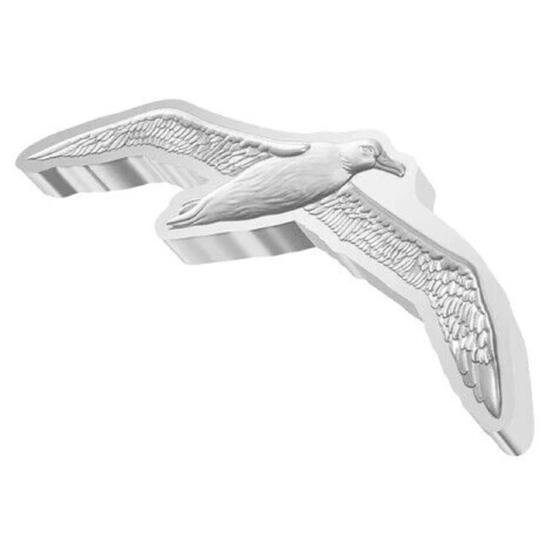 Cеребряная монета Ниуэ Странствующий альбатрос 2023 Proof 2oz Коллекционные монеты