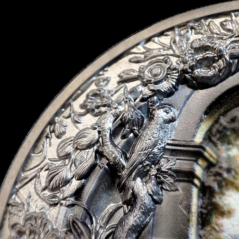 Серебряная монета Островов Кука Монументальный вид Рима 2024 Black Proof 3 oz Коллекционные монеты