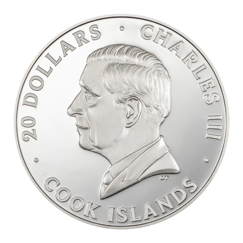 Серебряная монета Островов Кука Белоголовый орел 2024 Proof 3 oz Коллекционные монеты