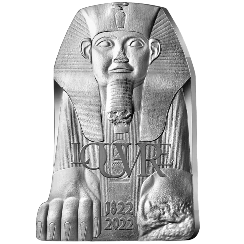 Серебряная монета Франции Лувр 2022 Proof 22,2 г Коллекционные монеты
