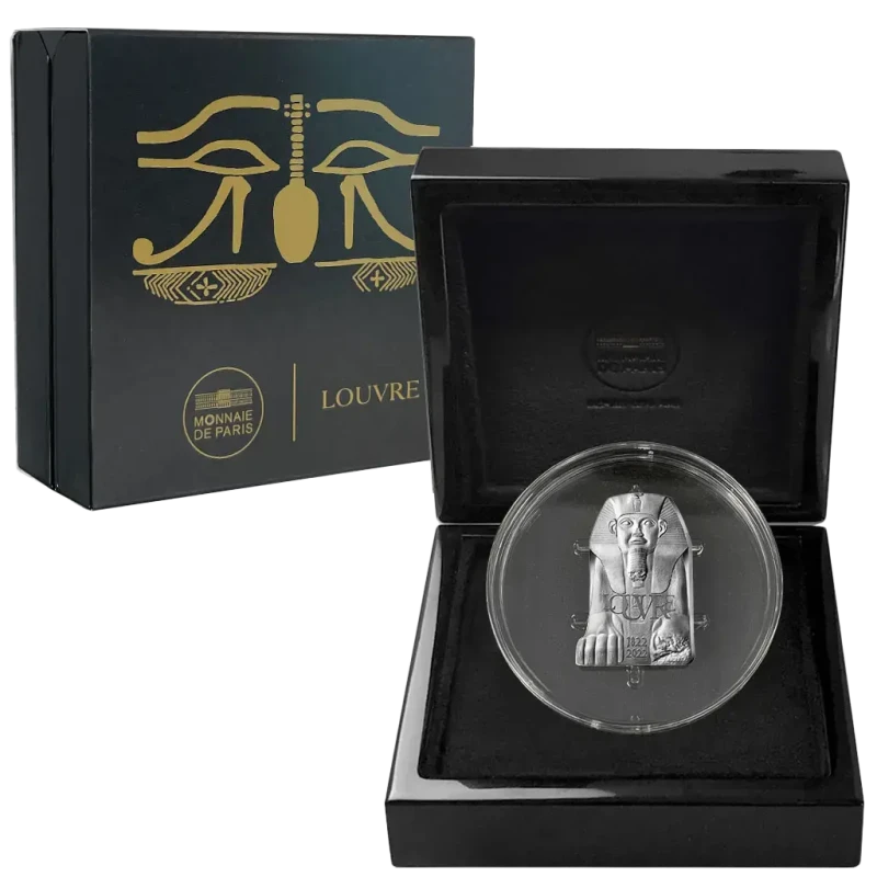 Серебряная монета Франции Лувр 2022 Proof 22,2 г Коллекционные монеты