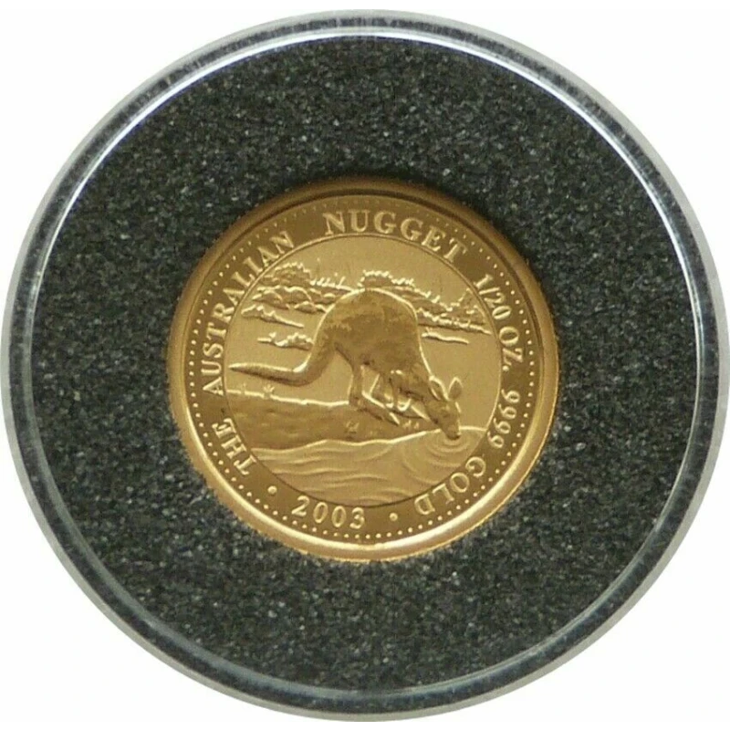 Золотая монета Австралии Кенгуру 2003 1/20 oz Инвестиционные монеты
