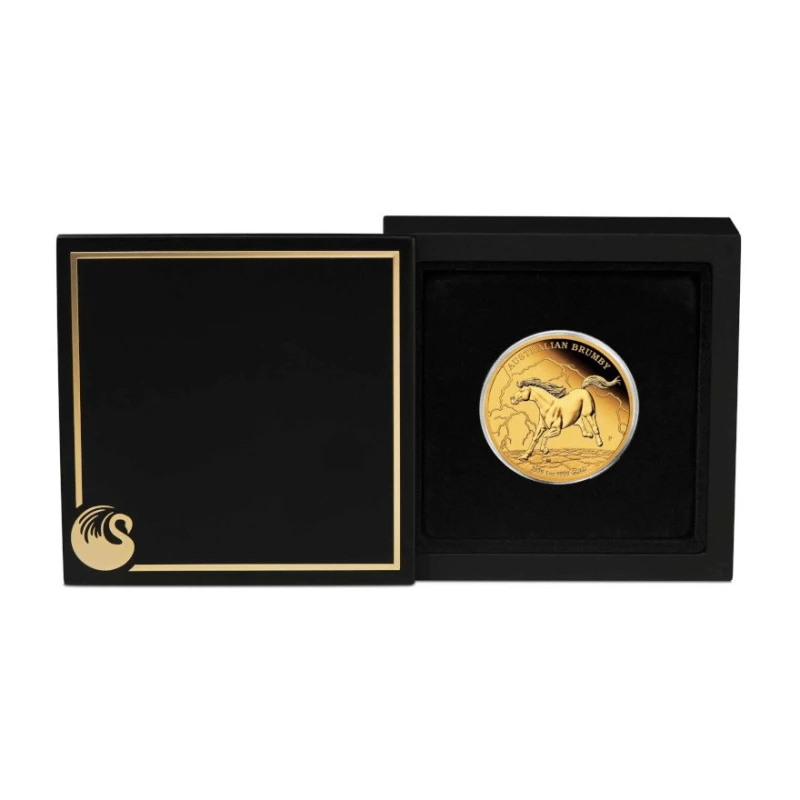 Золотая монета Австралии Брамби 2025 Proof 1 oz Коллекционные монеты