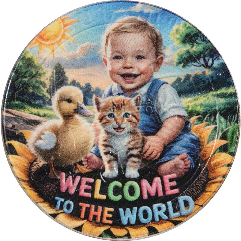 Серебряная монета Армении Ноев Ковчег Мальчик 2025 цвет 1 oz Коллекционные монеты