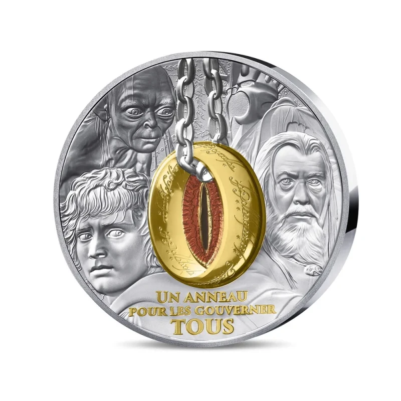 Серебряная монета Франции Властелин Колец 2026 Proof 1 oz Коллекционные монеты