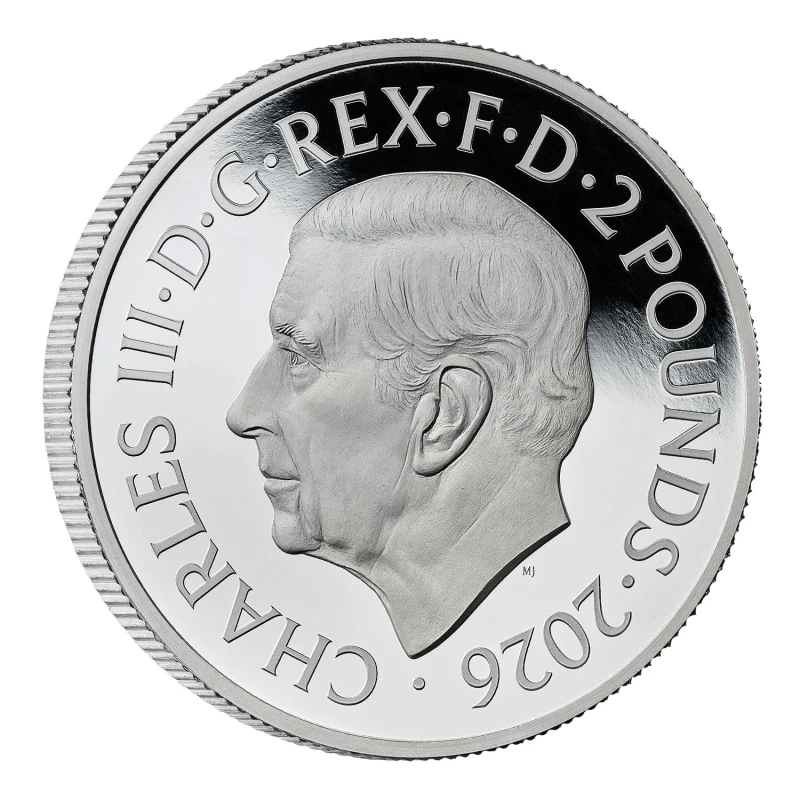Серебряная монета Великобритании Спайс Гёрлз 2026 Proof цвет 1 oz Коллекционные монеты