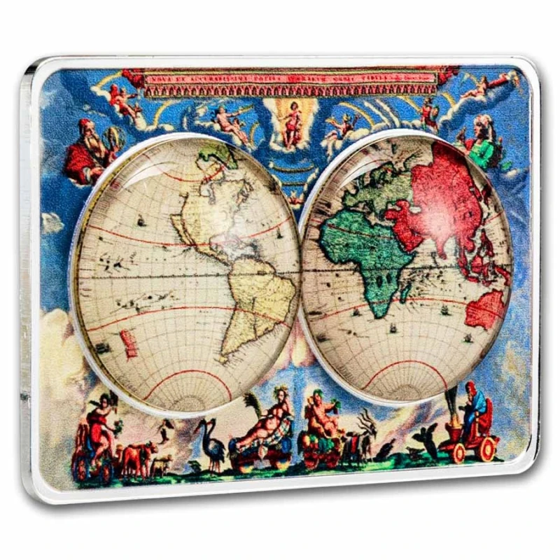 Серебряная монета Камеруна Atlas Maior 2026 Proof 1 oz Коллекционные монеты