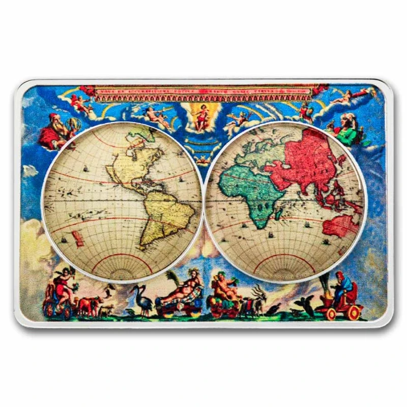 Серебряная монета Камеруна Atlas Maior 2026 Proof 1 oz Коллекционные монеты